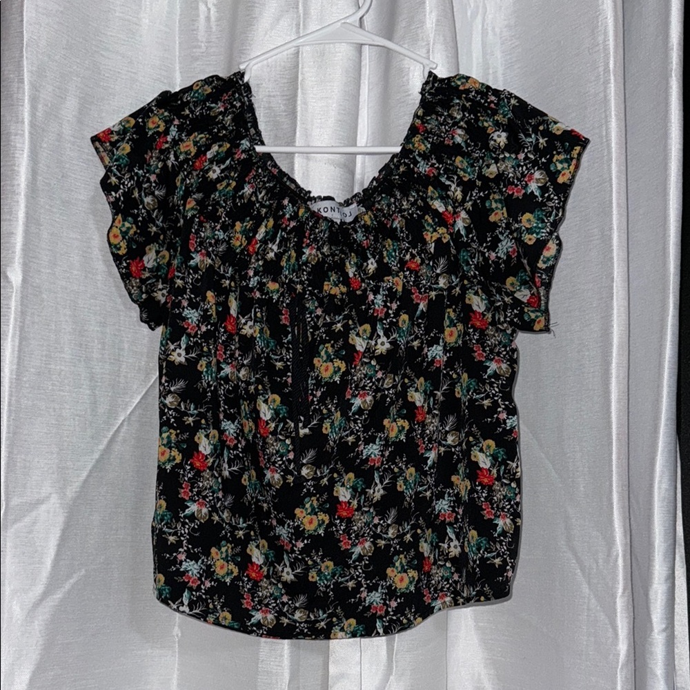Kontrol Floral Smocked Top